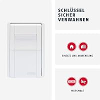ABUS KeyGarage 787 - Schlüsselbox zur Wandmontage - für Schlüssel oder kleine Wertgegenstände - Weiß – Ansicht 2