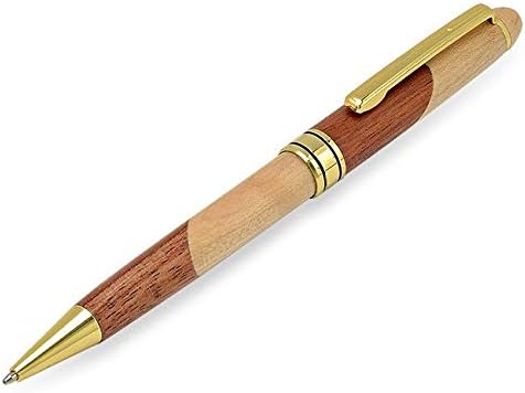 Executive Gift Shoppe | Personalized Maple & Rosewood Ballpoint Pen | Customized Wood Ballpoint Pen and Box Set | Free Custom Engraving | Perfect Business Gift | Presentation Box