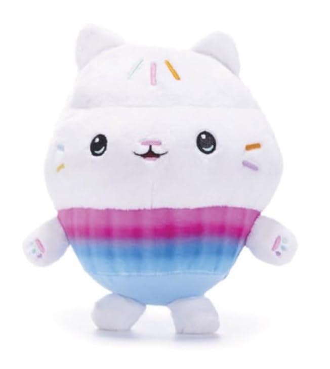 UKToyworld Gabby's Dollhouse Cakey Cat Soft Toy Plush Gabby Cat 12 Inch Gabbys Doll House