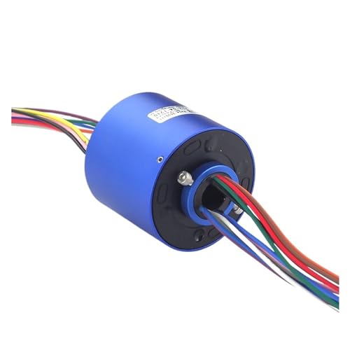 1 Pcs Ring Slip Ring 24612-way Collector Ring Conductive Ring Through Hole Slip Ring(Inner 12.7mm Outer 54mm - 12 Way 10A)