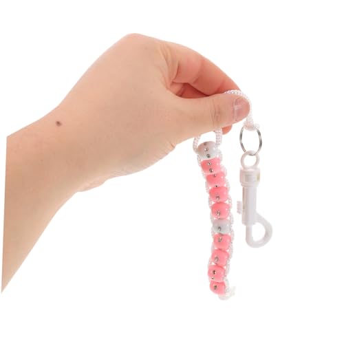 Pulsera Contadora de Golpes de Golf con Cuentas de Rhinestone Rosa miniatura 4