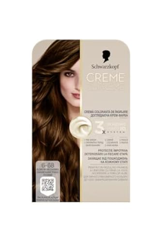 Produktbild Schwarzkopf Creme Supreme Haarfarbe 6-68 Caramel Dark Blonde