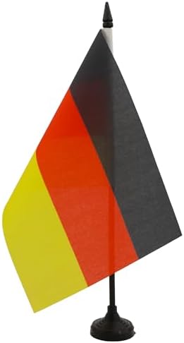GERMANY TABLE FLAG 21x14 cm - GERMAN OFFICE FLAG 14 x 21 cm - AZ ...