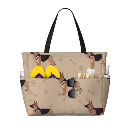 Sac fourre-tout pas de berger allemand cadeau idéal pour femme passionnée