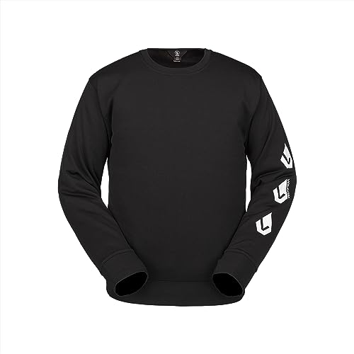 23-24 VOLCOM �����N���[�X�E�F�b�g CORE HYDRO CREW G4652402: ���K�i/�{���R��/�����Y/�X�m�[�{�[�h�E�G�A/�p�[�J�[/�X�m�{/snow_XL_BLK