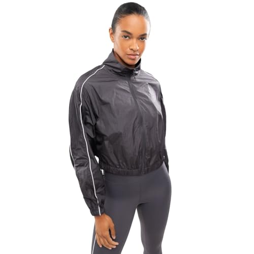 Veste de running légère pour femme Ueno Siroko gris foncé