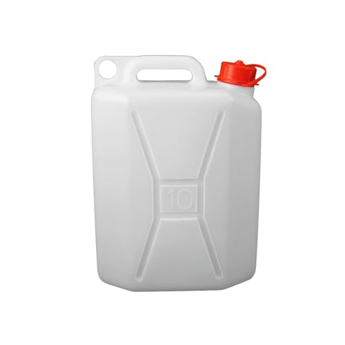 Bidón - garrafa de plástico alimentario de 10 litros, ideal para almacenar líquidos, resistente y ligera, fabricada en material seguro y reciclable. #