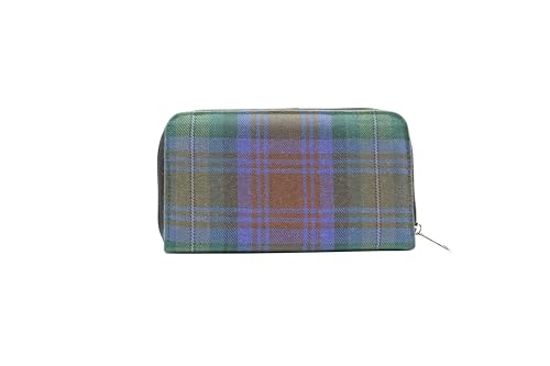 Briomhar Tartan Wallet for Women - Plaid Irish Wool Wallet Made in Ireland (Isle of Skye)