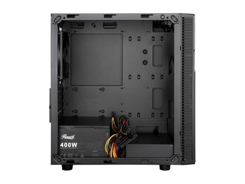 Rosewill FBM-X2-400-HELIX Micro ATX Mini Tower Desktop Gaming & Office PC Computer Case with Pre-Installed 400W Power Supply, 240mm AIO Support, 2X USB 2.0, 1 USB 3.0 by Rosewill - Image 6