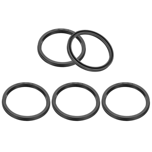 PATIKIL Retén 60 X 70 X 6mm 5 Piezas Retenes De Labio De Goma Nitrilo Cubierta Arandela De Eje Radial Junta Para Cilindro Automotriz Tapón De Drenaje De Motor De Coche Negro