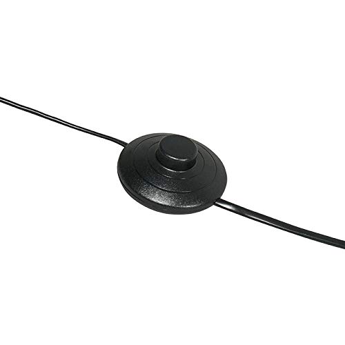 Qazqa vinossa - Lampada da terra arco Moderno - 1 luce - L 1384 mm - Nero - Moderno - Soggiorno