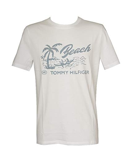 TH T-Shirt col Rond Tommy Hilfiger homme pour un look casual chic au quotidien et en weekend