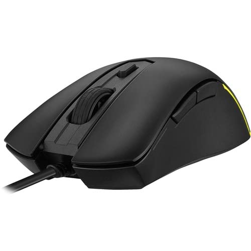 TUF Gaming M3 Gen II Mouse da gioco, cablato, 59 g leggero, IP56 resistenza alla polvere e all'acqua, protezione antibatterica, sensore ottico 8K DPI, 6 pulsanti programmabili, piedini per mouse - Mouse gaming - Immagine 3