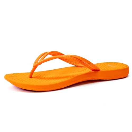 Image of VOVEA Flip Flops For Women Non-Slip Bathroom Shower Shoes Cushion foam Indoor and Outdoor Sandals