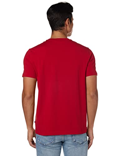 Nautica Men's Big & Tall Solid Crew Neck Short-Sleeve Pocket T-Shirt, Red, 5XLT Tall4