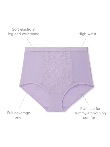 Image of Warner's Women's Blissful Benefits By Warner's Tummy Smoothing Brief Panties Multipack