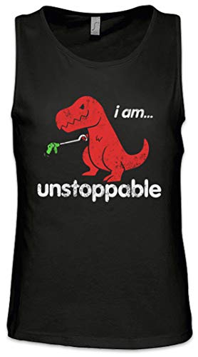 Urban Backwoods I Am Unstoppable Hombre Camiseta Sin Mangas Men Tank Top Negro Talla 5XL Cover