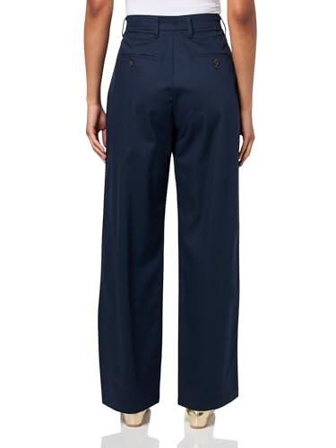 DOCKERS Women's Signature Pleated Khaki High Wide with Stain Defender2