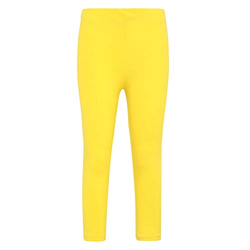 Image of Life by Shoppers Stop Girls Solid and Printed Leggings Pack of 2
