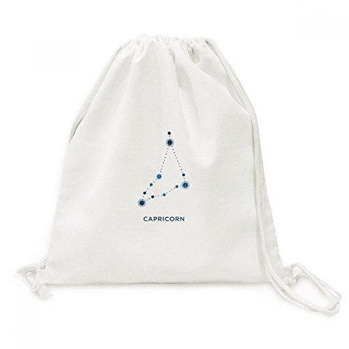 Sac à cordon en toile Capricorne Constellation pour voyage et sport quotidien