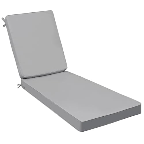 AAAAAcessories Outdoor Chaise Lounge Cushions, 78 x 25 x 3 in, Set of 1