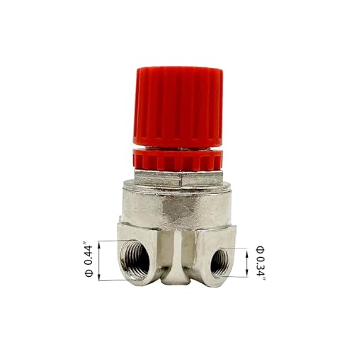 Pressure Regulator AB-9051114 for Bostitch Husky Hitachi and Craftsman Senco Air Compressor Systems, Adjustable Control Valve Replacement