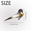 LWINGFLYER Clip on Artificial Birds Decor Foam Feather Birds Handmade Ornaments for Christmas Tree Decoration Wreaths Crafts Season Display Home Decor (8PCS) #1