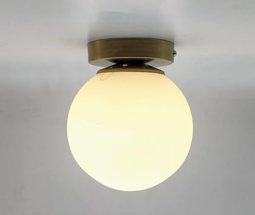 GMART INDIA Corded Electric, Metal Ceiling Pendent Light, Gold (CL Doom White, without Bulb)