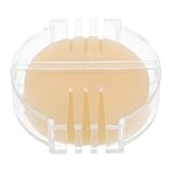 HOMOBABE Kreuzstichgarnwachs aus Bienenwachs mit Wasserlöslichem Wachs zur Reduzierung von Fadenfransen Kunststoffbehälter für Hand Sewing und Selbstgemacht Nähzubehör