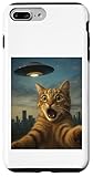 Photo Gallery selfie gatto con ufo alieno divertente gatto regali per uomini donne bambino custodia per iphone 7 plus/8 plus Photo Gallery selfie gatto con ufo alieno divertente gatto regali per uomini donne bambino custodia per iphone 7 plus/8 plus