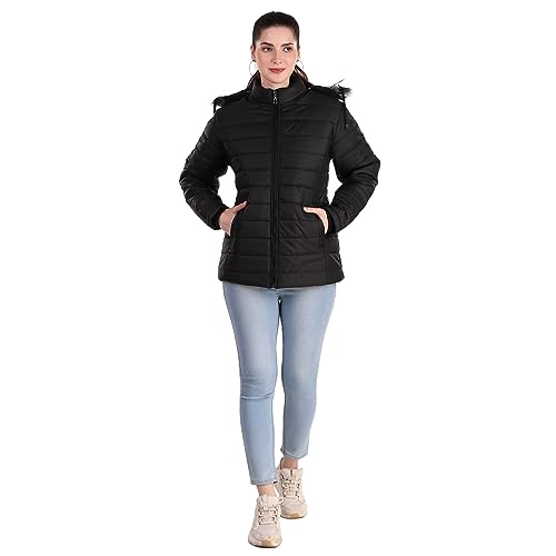 Image of Full Sleeve Solid Women Puffer Jacket