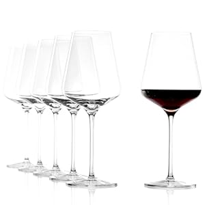 Stölzle Lausitz Bordeauxgläser Quatrophil 6er-Set 645 ml – Hochwertige Weingläser ideal für Bordeaux – Elegante Rotweingläser aus Kristallglas für maximale Aromaentfaltung – Spülmaschinen- & Stoßfest