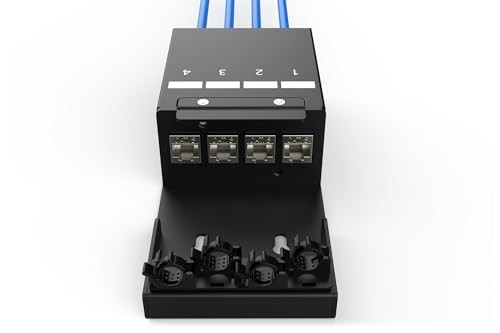 Boîte de point de consolidation pour fixer 4 modules Keystone sans encombrement - 2