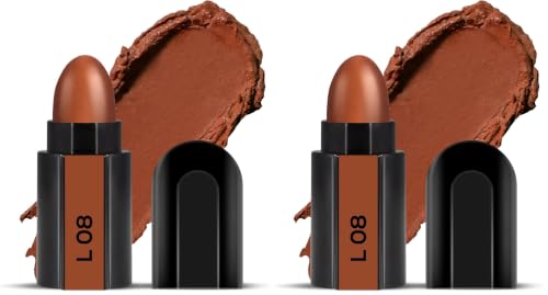 Image of RENEE Fab 5 Refill Bullet Matte Lipstick, L 08 Tickle Tan 1.5gm (Pack of 2)