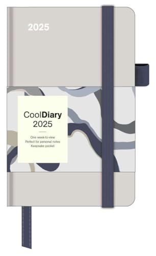 NEUMANN - Stone 2025 Cool Diary, 9x14cm, Wochenkalender mit Banderole und Lesebändchen, Tasche für Visitenkarte, Jahres- und Monatsübersicht, Mondphasen und internationales Kalendarium NEUMANN - Stone 2025 Cool Diary, 9x14cm, Wochenkalender mit Banderole und Lesebändchen, Tasche für Visitenkarte, Jahres- und Monatsübersicht, Mondphasen und internationales Kalendarium