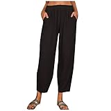 QHDDP Bundeswehr Hosen Damen Bundeswehr Hose Wanderhose Damen Zip Off Parachute Pants Kurze Jeans Hosen Damen Damen Hosen Stretch Shorts Damen Hosen Damen Damen Sporthose Kurz（a-Schwarz,S）