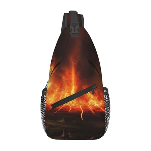 Bolso Cruzado Deportivo Negro para Senderismo miniatura 1