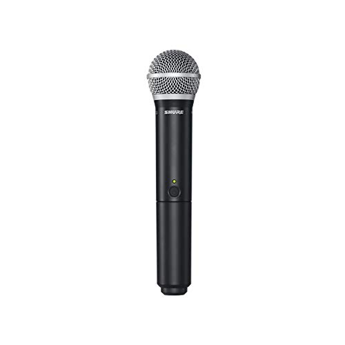 Shure BLX2/PG58 Handheld Wireless Transmitter with PG58 Vocal Mic Capsule - for use with BLX Wireless Microphone Systems (Receiver Sold Separately) | J10 Band