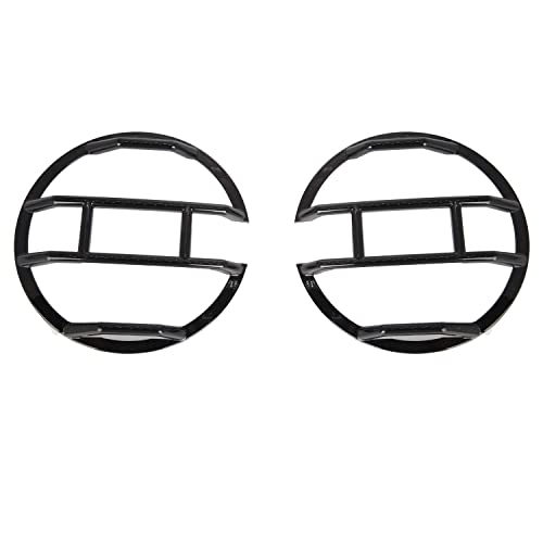 Yoctm Front Headlight Lamp Guard Trim Protector Cover For Ford Bronco Accessories 2021 2022 2023 Exterior Decoration Guard Kit 2-Pack (Black) #TOP4