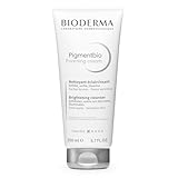 BIODERMA Pigmentbio Crema Espumosa - Limpiador Exfoliante Antiedad que Atenúa las Manchas Oscuras - Elimina las Imperfecciones - Pieles Sensibles - Envase con Dosificador de 500 ml