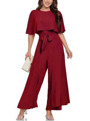 YIQ8 Jumpsuits for Women Summer Casual One-Piece Formal Jumpsuits Elegant