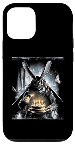 Mothman Cryptozoology Cryptid �o�[�X�f�[�P�[�L �a�����p�[�e�B�[ �X�}�z�P�[�X iPhone 12/12 Pro �p