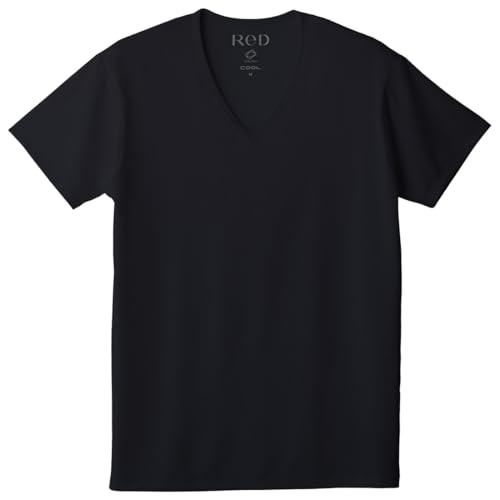 ReD Vネックインナー COOL 半袖 M ブラック