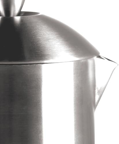 Frieling Double-Walled Stainless Steel French Press Coffee Maker - Brushed 36 oz (1 Liter) Insulated Coffee Press - 2