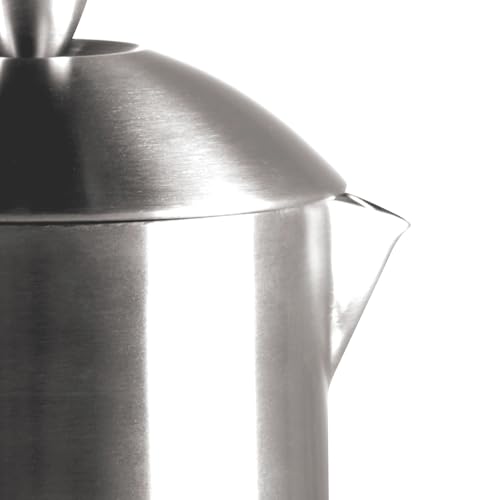 Frieling Double-Walled Stainless Steel French Press Coffee Maker - Brushed 36 oz (1 Liter) Insulated Coffee Press - Thumbnail 3