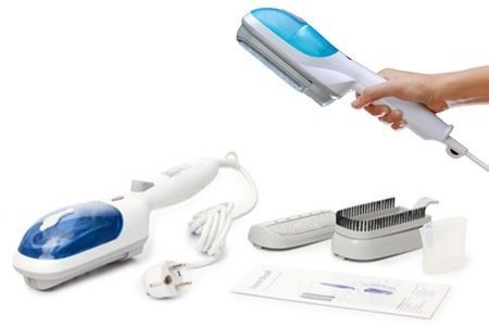 Rambot New Portable Tobi Travel Steamer/Steam Iron/Wrinkle Remover/Machine for Cloths/Garment |White