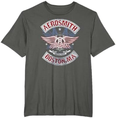 Aerosmith Oficial Boston Rock Band Música Fan Merch Camiseta