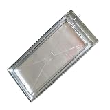 Vaschetta di raccolta dell'acqua del condizionatore d'aria, unità esterna in acciaio inox zincato, vaschetta raccogligocce(1P 2P 84cm 38cm)