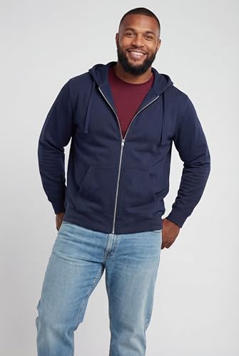 Image of KingSize Men's Big & Tall Fleece Zip-front Hoodie Jacket