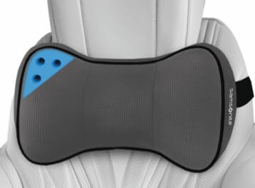 Samsonite Car Neck Pillow – Soft Gel Memory Foam Headrest Cushion for Driving